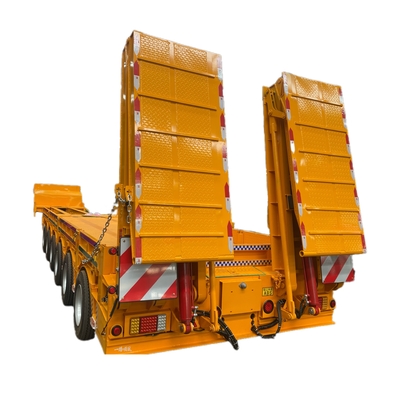 CIMC Heavy 6 Axle Low Bed Semi-Trailer Steel Material Truck Trailers с производительностью
