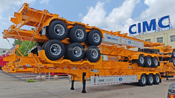 CIMC 2 оси 3 оси 20FT 40ft Скелетный контейнер Скелетный прицеп Шасси полуприцеп