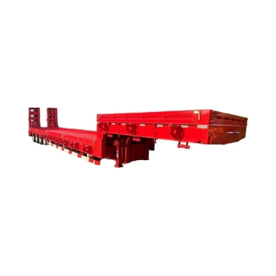 CIMC Latest Design Low Panel Flatbed Trailer с воздушной подвеской 12950x3000x1650 мм