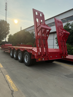 CIMC Factory Outlet Semi-Trailer Новое состояние стального материала низкая кровать 60 контейнера Semi-Trailer