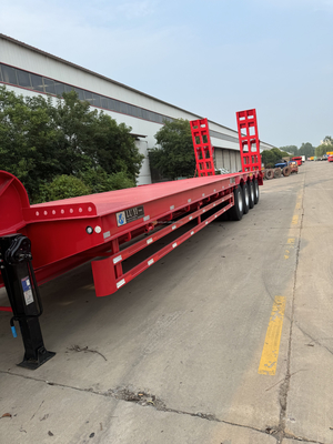 CIMC грузовик прицеп 4 оси тяжелый прицеп Lowboy полуприцеп Lowbed полуприцеп