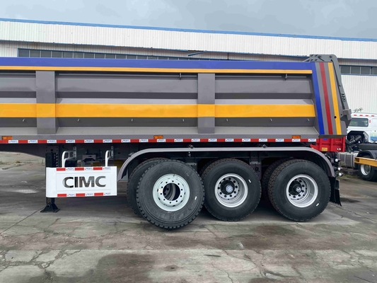 CIMC Высокопроизводительный 3-осевой полуприцеп грузовик Инвентарный транспортный грузовик