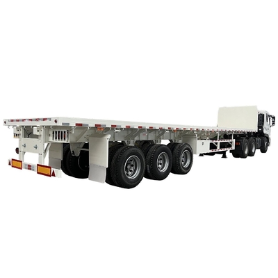 CIMC стальное железо наименьшая цена железо 315/80r22.5 50t 13 M 3 оси Тяжелая работа универсальный плоский грузовик полуприцеп