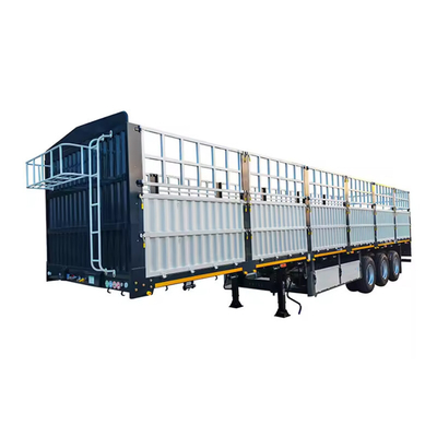 CIMC 3 оси 12500*2500*3800мм 60T боковой стенки 1800мм или на заказ Тяжелая механическая пружина подвеска Забор полуприцеп