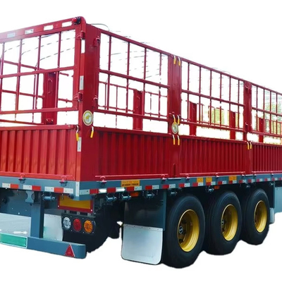 CIMC 12400*2500*2000mm Масса ремня 7T 12.4M 3 оси 10 штук листовой пружины 19T однодействительный вытяжной механизм 40T полезная нагрузка Стак полуприцеп