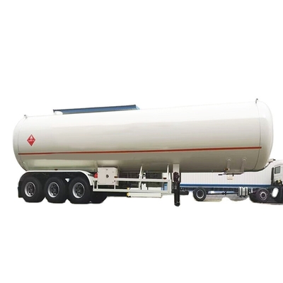 CIMC Q345R 3 Ось 13150*2500*4100 мм с вакуумной изоляцией 26CBM 2 датчики давления вес 15,200кг СПГ танк полуприцеп