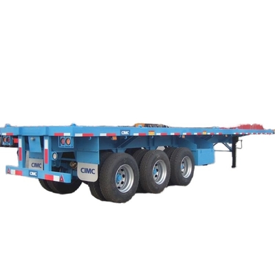 CIMC Flatbed Trailer Последний дизайн для оптимальной производительности Flatbed Semi Trailer