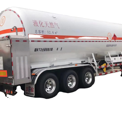 CIMC S30408 Q345R 3 Оси 13200*2540*4000 мм Общая вместимость 52,6cbms Воздушная подвеска Yosts посадка нога 50# тяговой петли LNG танкер