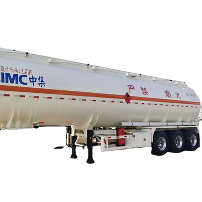 CIMC 3 оси Вместимость 42 м3 Нержавеющая сталь 304 Однокомнатный вакуум 12R22.5 18PR 12 шины 28Т погрузчик Жидкий танкер