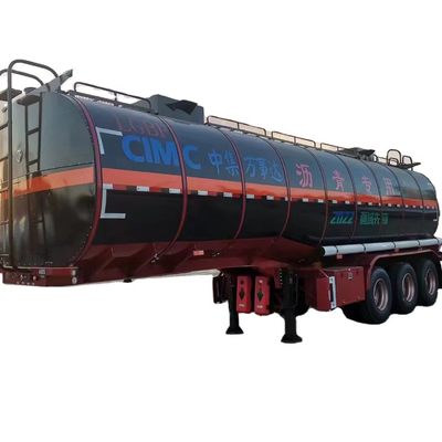 CIMC дешевая 3-осевая углеродистая сталь 40KL 36cbms тротуары нефти асфальт битум пальмовое масло топливо транспортировки танк грузовик полуприцеп