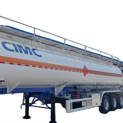 CIMC 3 оси 8000L/5500L/7000L/7500L Бензин и дизель 4 отсека конструкция 28 KL Стальной топливный гидравлический резервуар прицеп