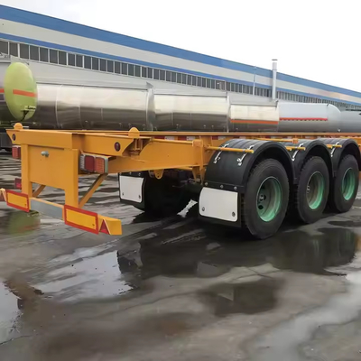 CIMC 3 оси 12 единиц шины 12400*2480*1560 мм Механическая или воздушная подвеска 60Т полезная нагрузка скелетный прицеп