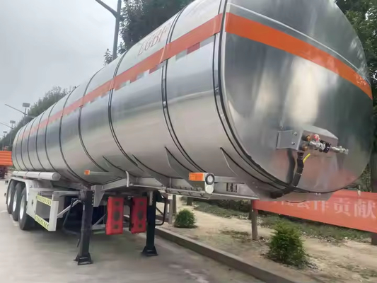 CIMC многофункциональная алюминиевая сплав 3 оси 25000-70000l Бензиновый бак Нефтяной топливный танкер