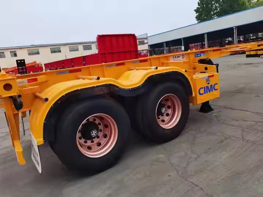 CIMC 2/3 Оси 20-40-45ft расширяемый скользящий скелет Контейнер шасси полуприцеп