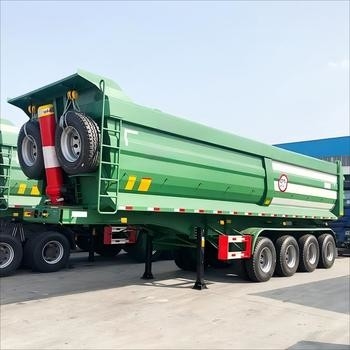 Africa Heavy-Duty Dump Truck Semi Trailer: предназначен для эффективной транспортировки и разгрузки сыпучих материалов и отходов