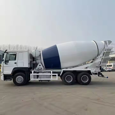 Подержанный HOWO 340HP 2-25cbms 9630*2500*3998mm 16650kg Цемент бетонный смеситель грузовик