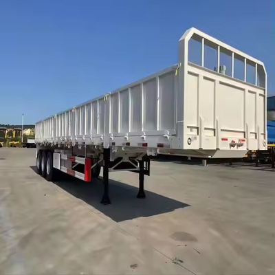 40FT 3 ось полезная нагрузка 45T тяжелая механическая подвеска 13pc листья весна стенка боковой полуприцеп грузовика
