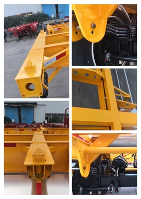 CIMC Vehicle Quality Products Factory 3 Axle Skeleton Полуприцеп