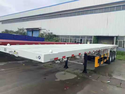 CIMC 40/45ft Steel 4Axle Oversized Containerized Cargo Extendable Flatbed Trailers (Стальные 4Аксле) Сверхразмерные контейнерные грузовые расширимые плоские прицепы