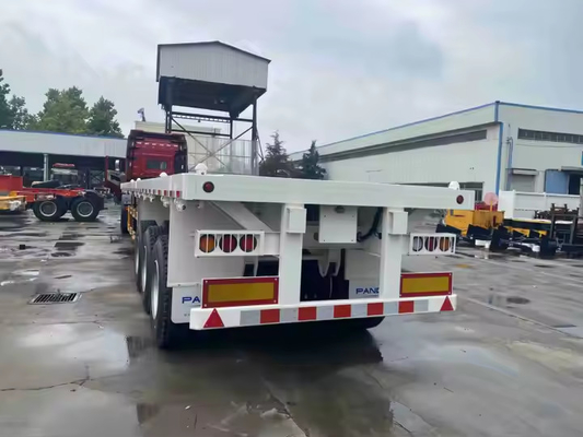 CIMC 40/45ft Steel 3/4Axle Сверхразмерные и контейнерные грузовые расширяемые плоские прицепы