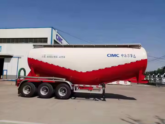 CIMC 3 оси 35cbms дизельный генератор Сухое смешение Мортаровый контейнер Порошковый бак Грузовой полуприцеп