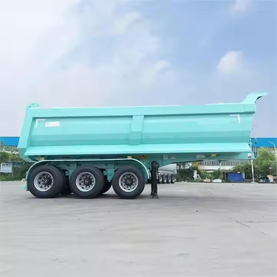 CIMC China Factory Steel U Shape 3 Axles Heavy Duty Hydraulic End Rear Tipper Dump Cart Semi-Trailer (Фабрика CIMC Китай) Стальная форма 3 оси тяжелой работы гидравлический задний конец откидщика