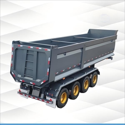 Africa Heavy-Duty Dump Truck Semi Trailer: предназначен для эффективной транспортировки и разгрузки сыпучих материалов и отходов