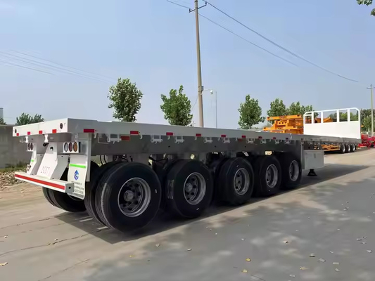 CIMC 5 Осей 40ft расширяемый растяжный груз плоский палуба грузовик трактор полуприцеп
