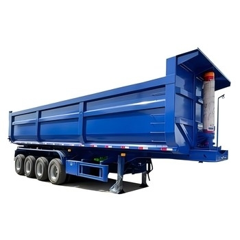 Africa Heavy-Duty Dump Truck Semi Trailer: предназначен для эффективной транспортировки и разгрузки сыпучих материалов и отходов
