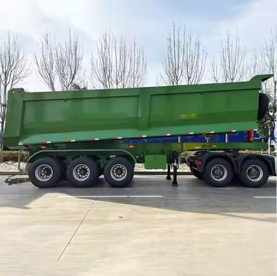 CIMC 4 оси 60 тонн гидравлические откидывающие прицепы ферма полный тип заднего откидывающего прицепа