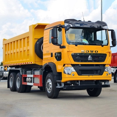 Howo Brand 6x4 Dump Truck 375 лошадиных сил Ручная коробка передач Дизельное топливо Новое условие для строительства в Африке