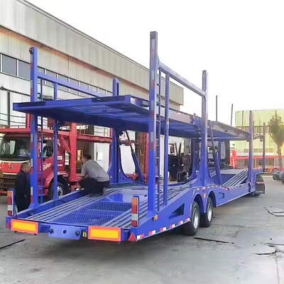CIMC Heavy Duty 3 Axles Автотранспортный полугрузовой прицеп Автотранспортный прицеп FUHUA Оси Сталь 35000 кг 10R22.5