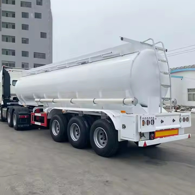 Топливный танкер Нефть Бензинный топливный танкер Полугрузовой прицеп 40000 45000 литров Полуприцеп Высокопрочная сталь 70тн