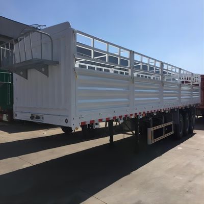 CIMC железный материал 3 оси 40-80 Тон Вместимость Тип козырька Тип тяжелого грузового фургона Тип высокого ограждения Хранилище Полуприцеп грузовика