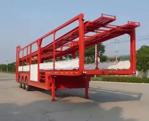 Максимальная полезная нагрузка 40 тонн 2 оси двойные палубы 8 Автомобиль /6 Автомобиль вместимость Автомобиль внедорожник транспортный прицеп