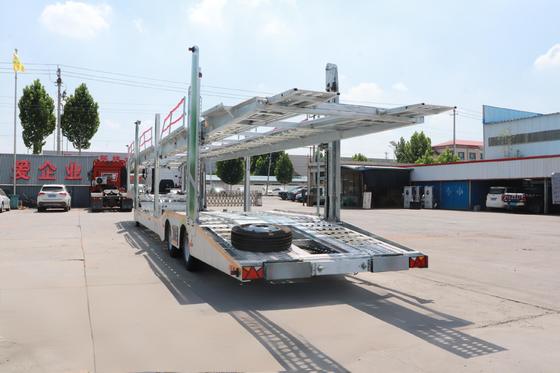 Цельнорамный HDG SAF ось Пневматическая подвеска Опора JOST Weichbro EBS Винтовой подъемник Автовоз полуприцеп